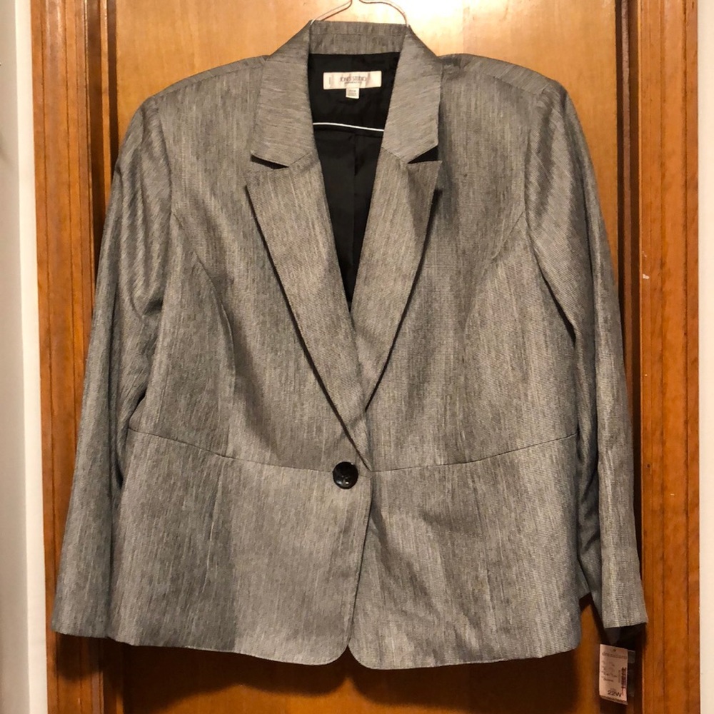Jones Studio Grey Blazer NWT Sz 22W